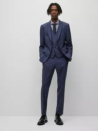 BOSS | Pantalon de costume slim fit GENUIUS | blau